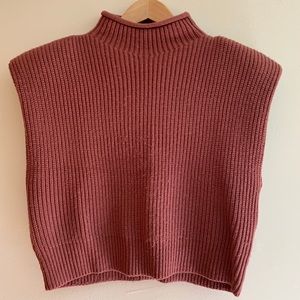 Shoulder Pad knit sweater